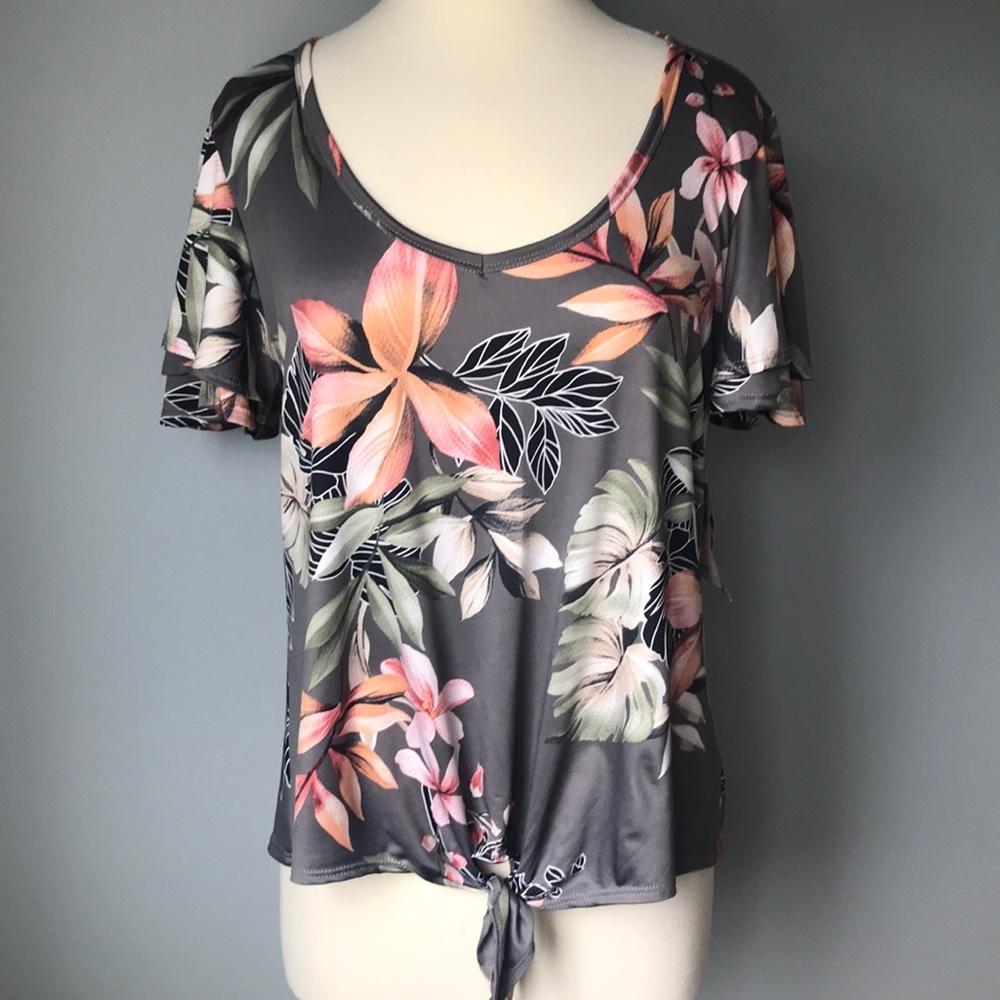 NEW Bleeker & McDougal Hawaiian Shirt W/tie PXL